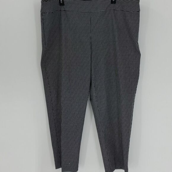 Counterparts 22W capris. Black/white, stretch. Y2K - Picture 1 of 8